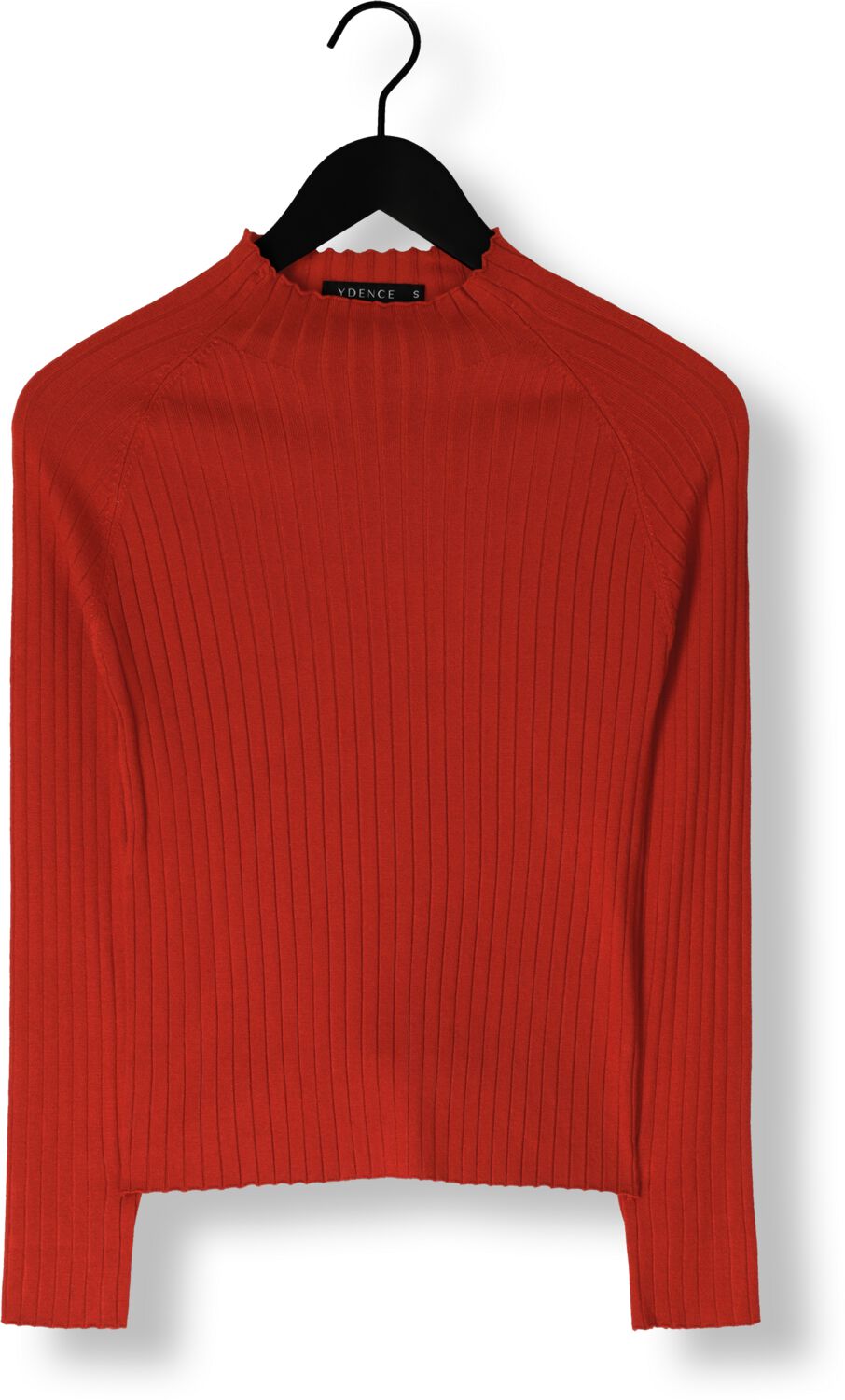 YDENCE Dames Tops & T-shirts Knitted Top Kit Rood