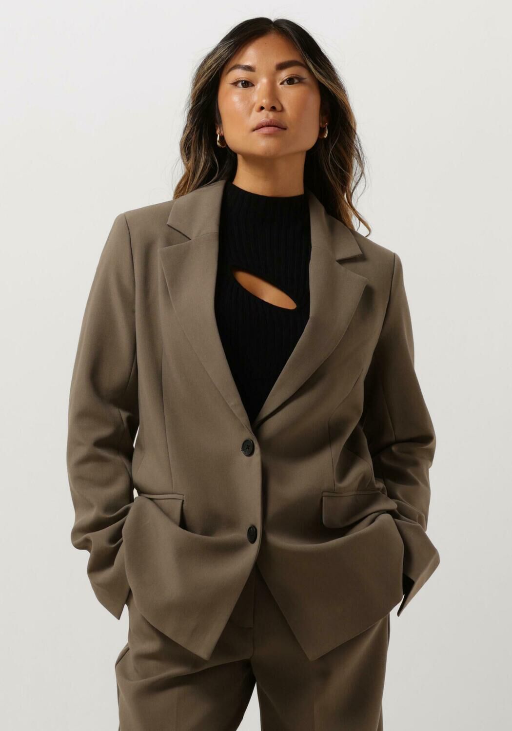 SECOND FEMALE Dames Blazers Evie Classic Blazer Groen