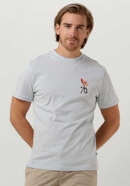 Lichtgrijze THE GOODPEOPLE T-shirt TEX - large