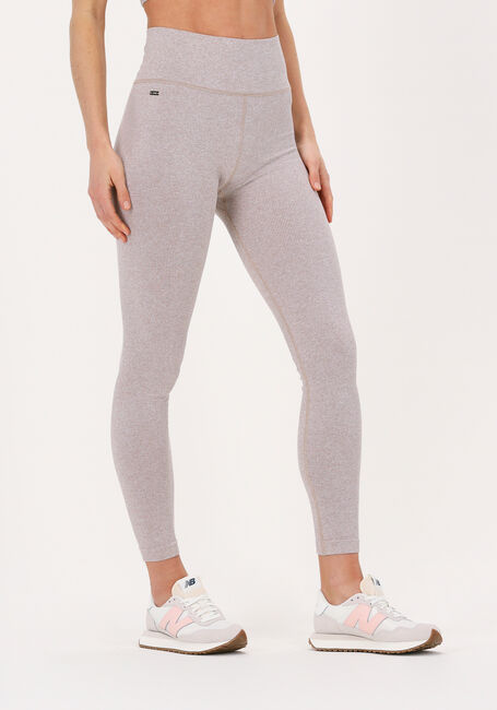 Beige LUNE ACTIVE Legging LUNA RIB LEGGING MELANGE - large