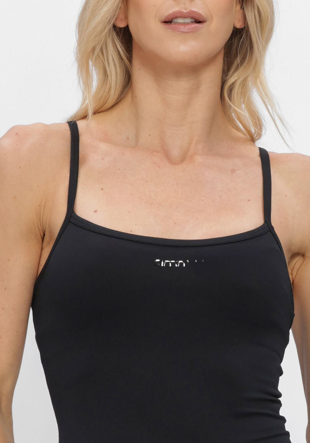 Zwarte AIM'N Top SHAPE SEAMLESS BODYSUIT - large