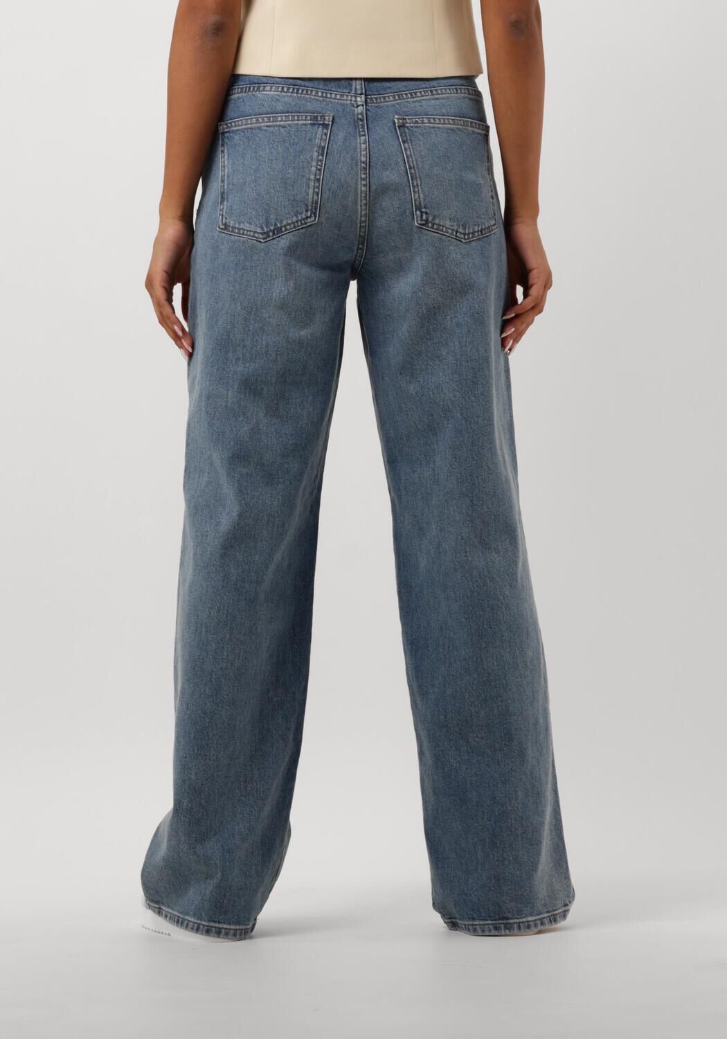 GESTUZ Dames Jeans Zolinagz Hw Wide Jeans Blauw