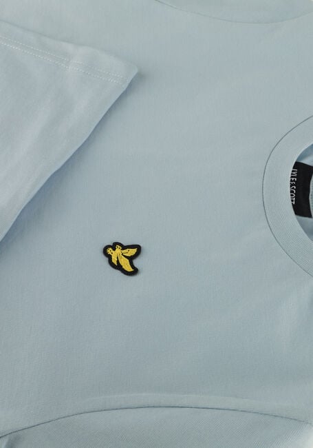 Lichtblauwe LYLE & SCOTT T-shirt PLAIN T-SHIRT - large