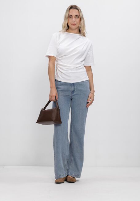 Witte SECOND FEMALE T-shirt ULINA DRAPE TEE - large