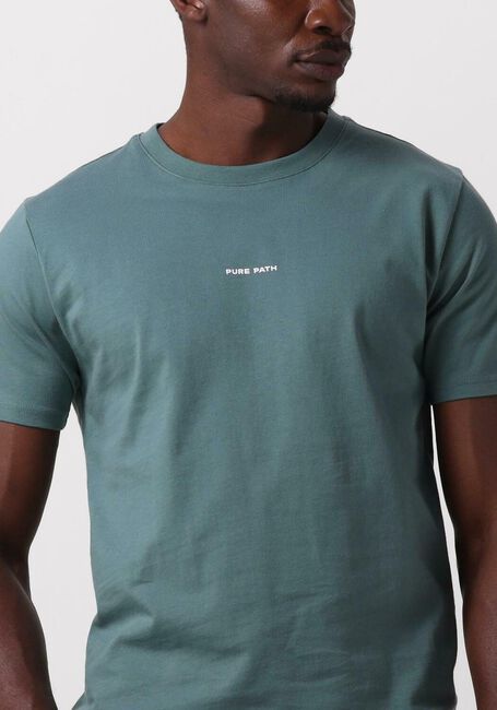 Groene PURE PATH T-shirt TSHIRT WITH FRONT AND BACK PRINT - large