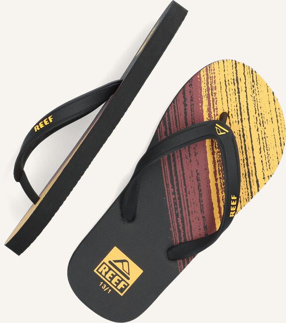 Zwarte REEF Teenslippers SWITCHFOOT PRINT Zwarte REEF Teenslippers SWITCHFOOT PRINT - large