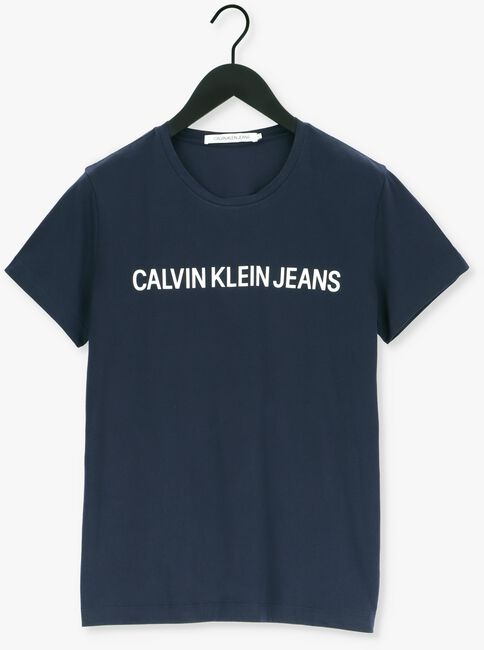 Blauwe CALVIN KLEIN T-shirt INSTITUTIONAL L - large