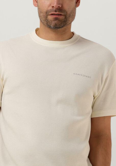 Gebroken wit ANERKJENDT T-shirt AKKIKKI S/S WAFFLE TEE - large