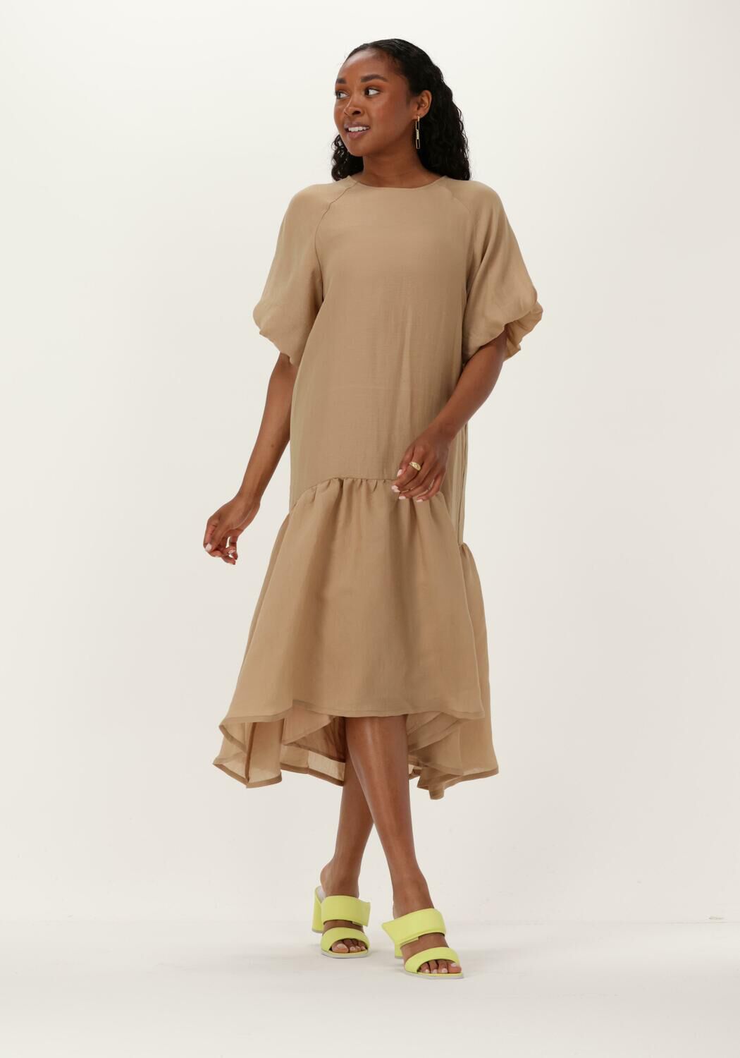 Zara midi 2025 jurken