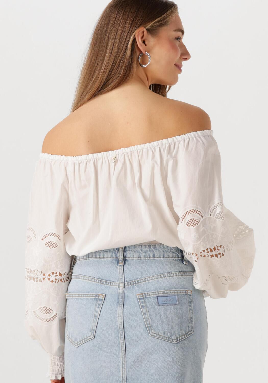LIU JO Dames Blouses Tunica Ts Nav Wit