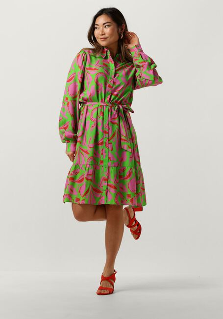 Multi POM AMSTERDAM Midi jurk AFRQUE DRESS - large
