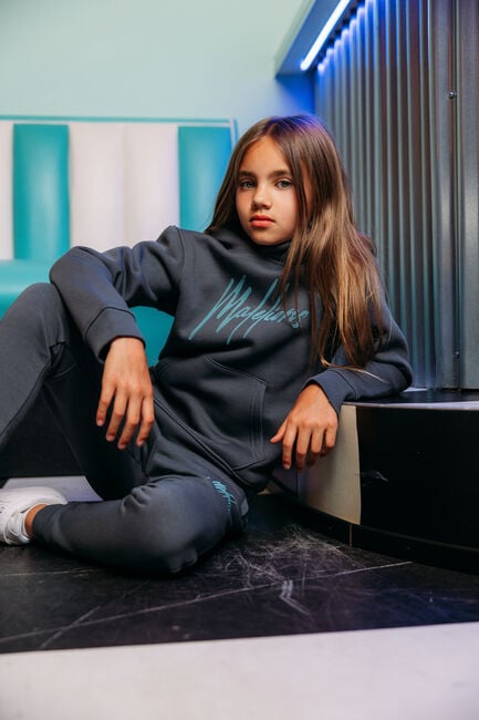 Grijze MALELIONS Truien/vesten SIGNATURE HOODIE - large