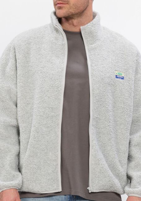 Lichtgrijze AMERICAN VINTAGE Vest HOKTOWN ZIP - large