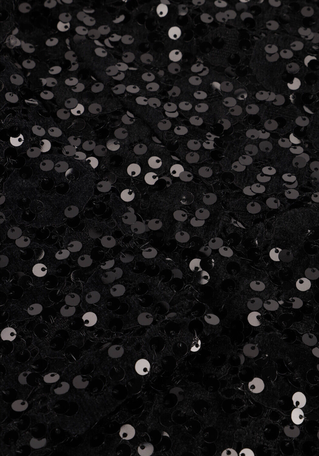 Zwarte NUKUS Top STELLA TOP PAILLET - large