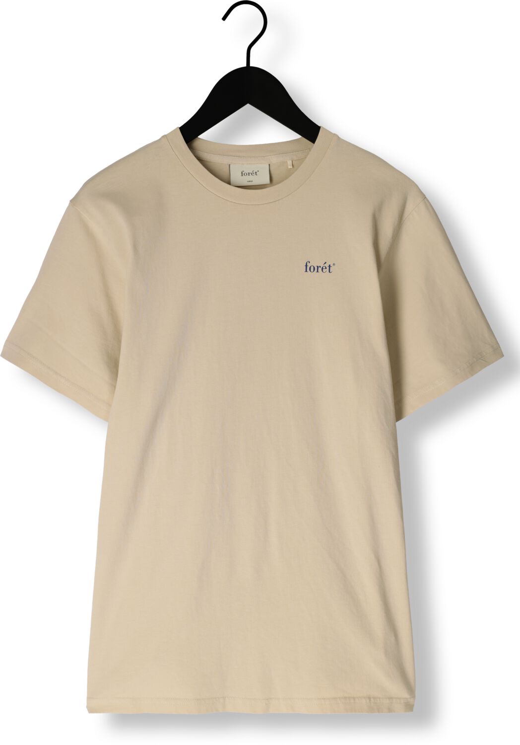FORÉT Forét Heren Polo's & T-shirts Still T-shirt Zand