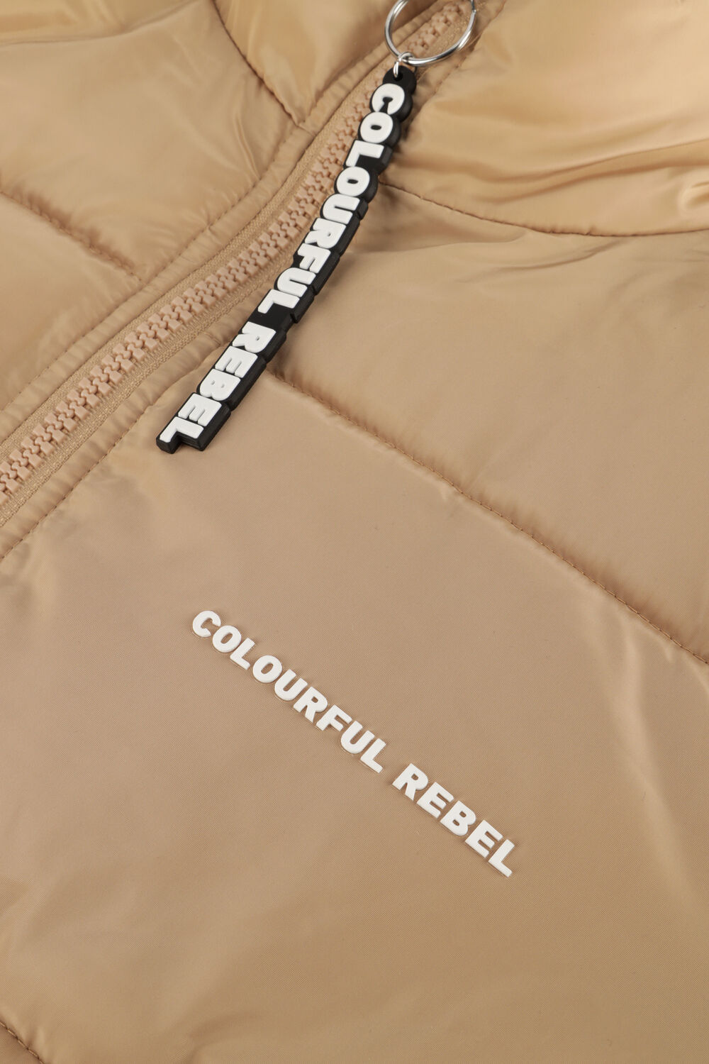 Zand COLOURFUL REBEL Gewatteerde jas FIONA PUFFER JACKET - large