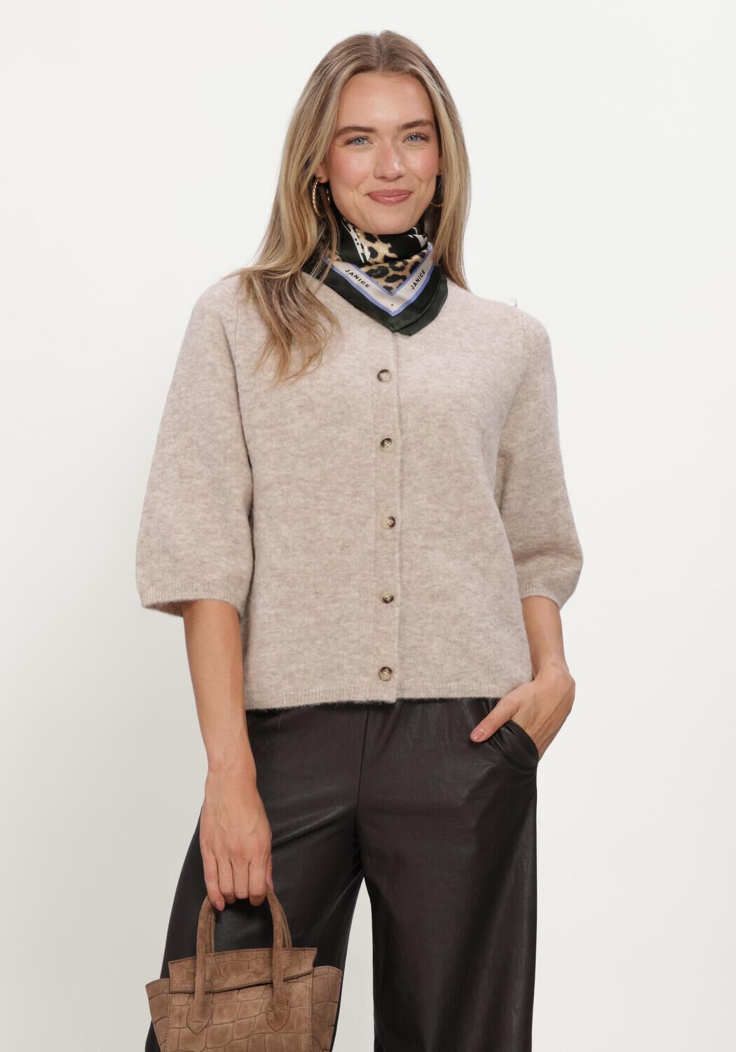 Zand KNIT-TED Vest MEG CARDIGAN - large