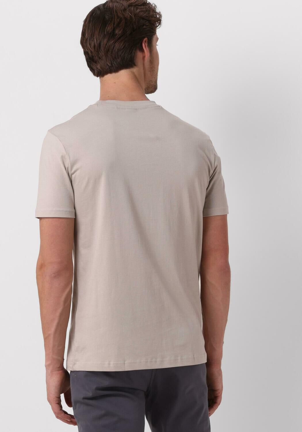 BOSS ORANGE Heren Polo's & T-shirts Thinking 1 Beige