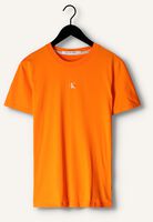 Oranje CALVIN KLEIN T-shirt MICRO MONOLGO TEE Oranje CALVIN KLEIN T-shirt MICRO MONOLGO TEE - medium
