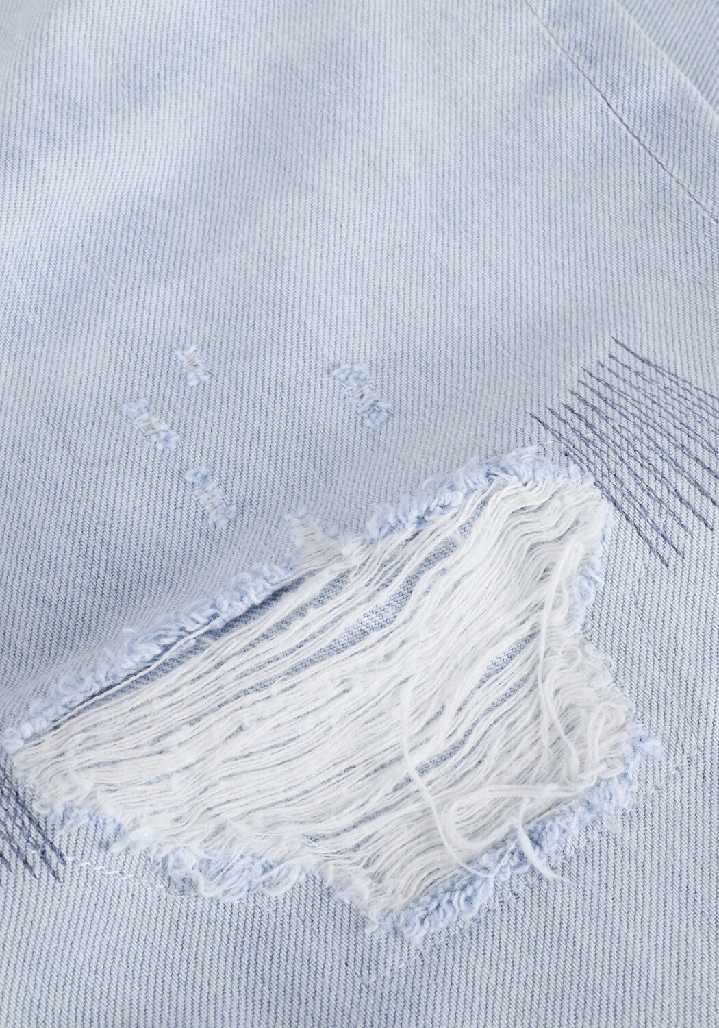 Lichtblauwe SCOTCH & SODA Wide jeans THE RIPPLE 50'S JEAN - large