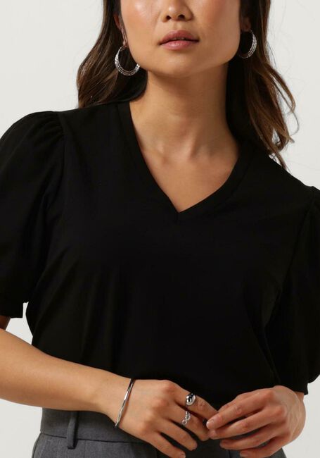 Zwarte OBJECT Top OBJCAROLINE S/S TOP - large