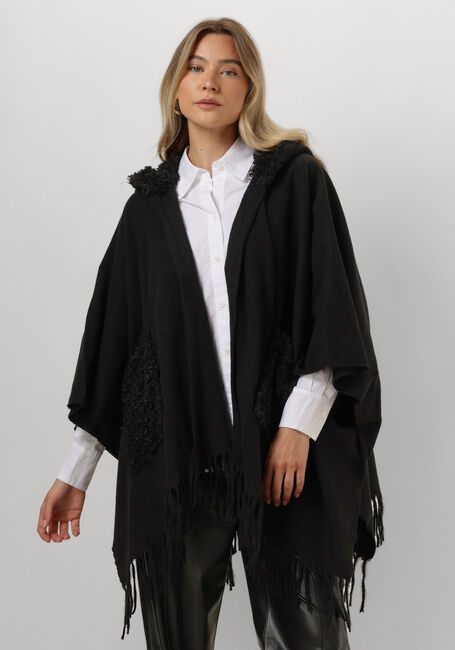 Zwarte LIU JO Truien/vesten FAKE FUR - CLOACK - large