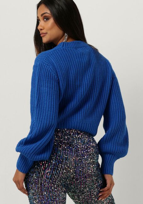 Blauwe COLOURFUL REBEL Trui YITTY KNITTED SWEATER - large