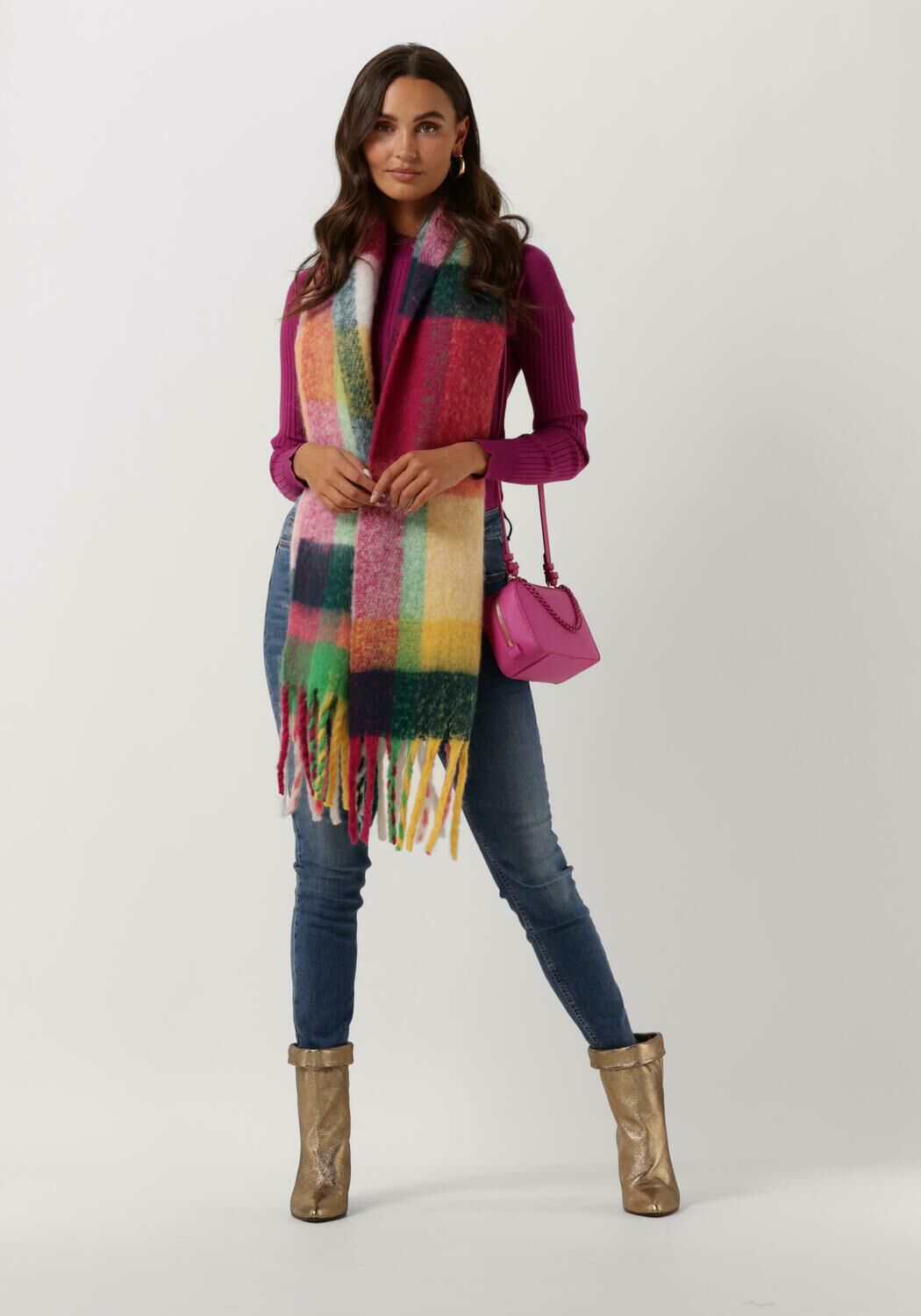 Multi LIU JO Sjaal CHECK SCARF - large