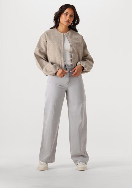 Grijze SECOND FEMALE Wide jeans DENIRA DENIM JEANS - large
