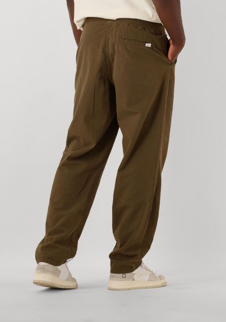 Khaki FORÉT Chino CALM SEERSUCKER PANT - large