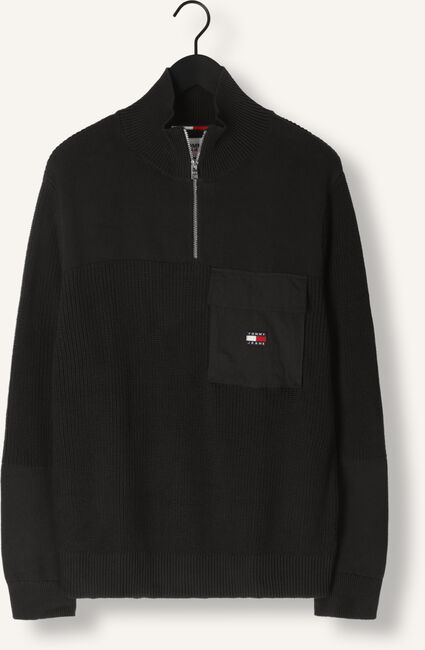 Zwarte TOMMY JEANS Trui TJM CHECK SHERPA LINED OVERSHIRT Zwarte TOMMY JEANS Trui TJM CHECK SHERPA LINED OVERSHIRT - large