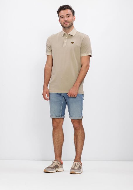 Beige PME LEGEND Polo SHORT SLEEVE POLO PIQUE GARMENT DYED TAILWING - large