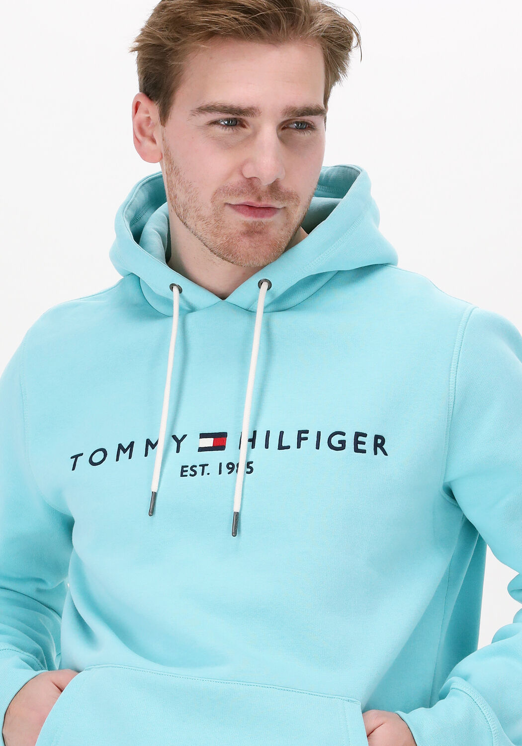 Tommy hilfiger 2025 trui dames lichtblauw