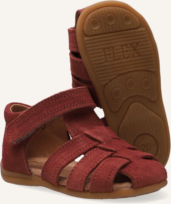 Rode POM POM Platte sandalen 4772 Rode POM POM Platte sandalen 4772 - large