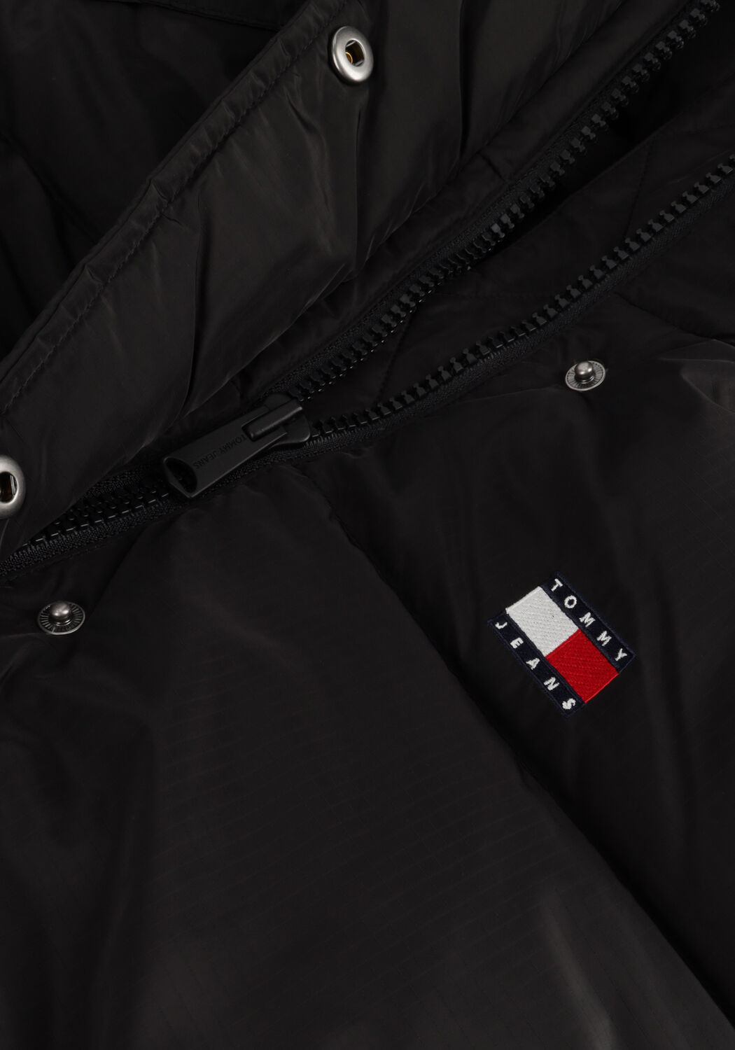 Zwarte TOMMY JEANS Gewatteerde jas TJW ALASKA LONG PUFFER - large