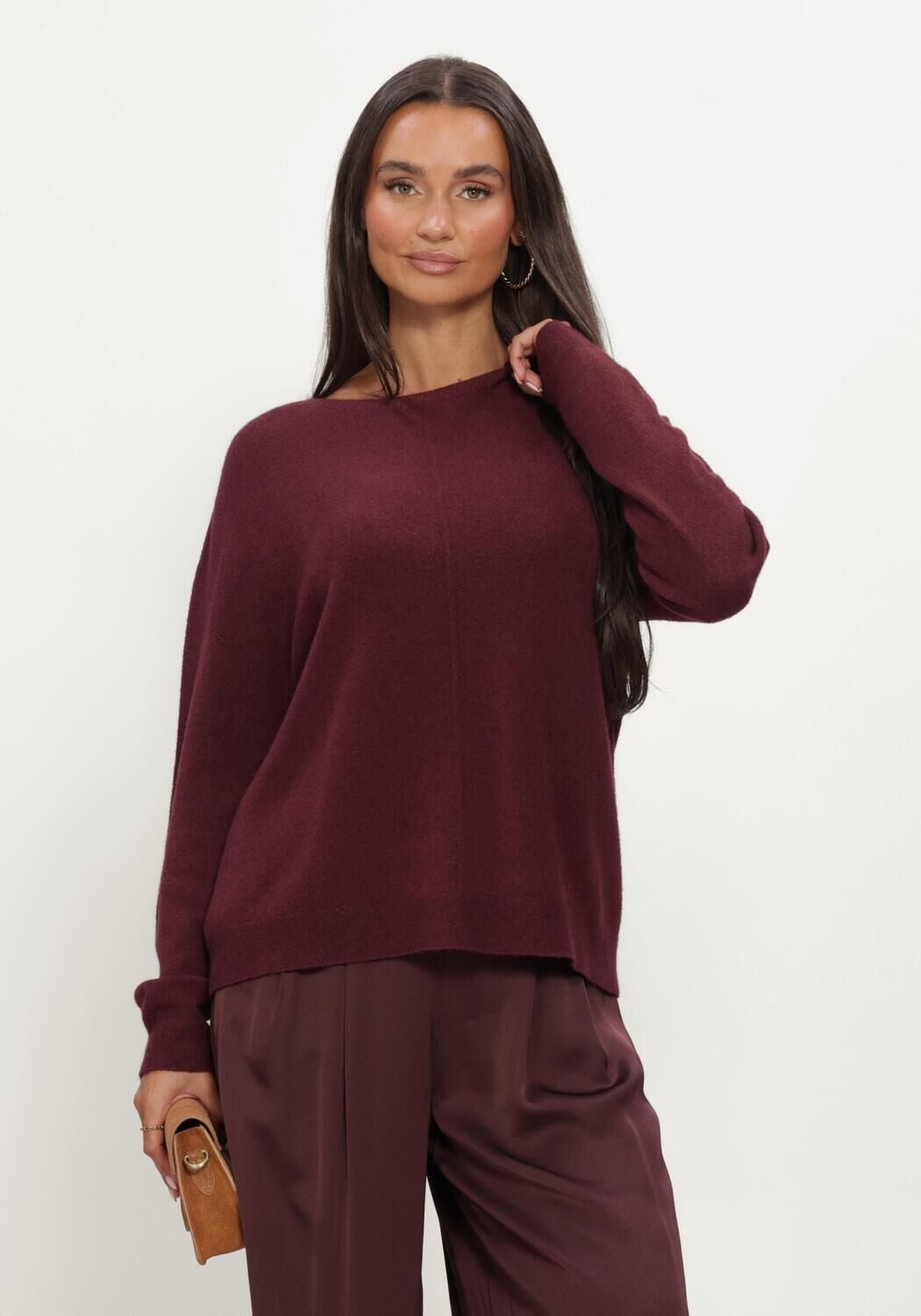Bordeaux SIMPLE Coltrui KNIT-BASE-VISC-26-3 - large