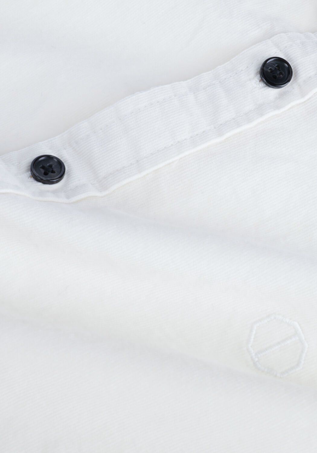 Witte DSTREZZED Casual overhemd BUTTON DOWN SHIRT BABYCORD - large