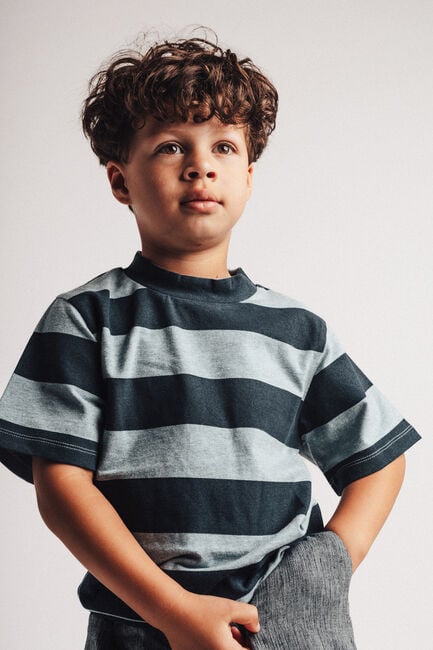 Blauwe BAJE STUDIO T-shirt COZ - large