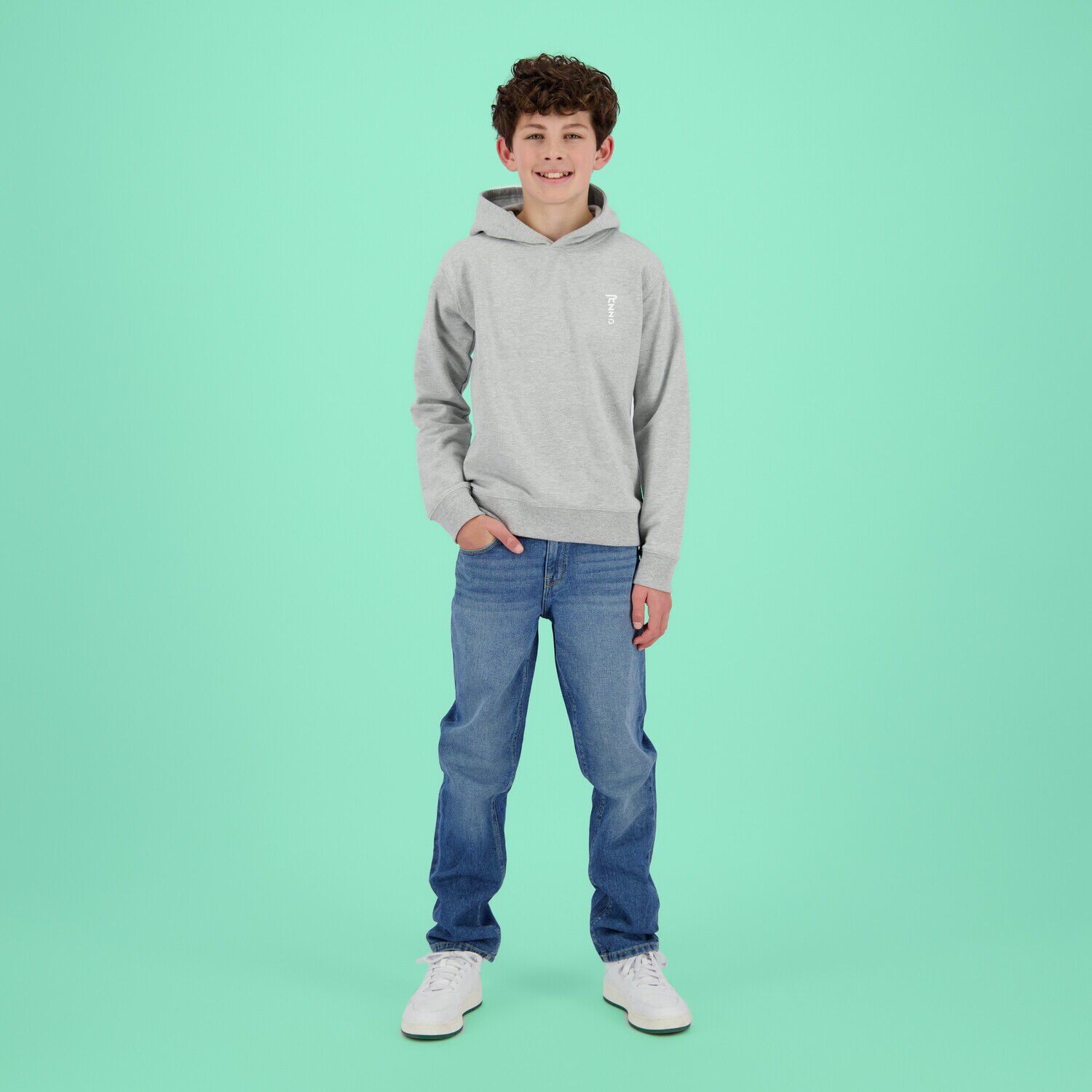 Donkerblauwe RAIZZED Straight leg jeans DENVER - large