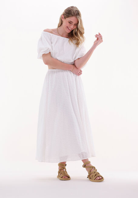 Witte NA-KD Maxirok ANGLAIS MAXI SKIRT - large