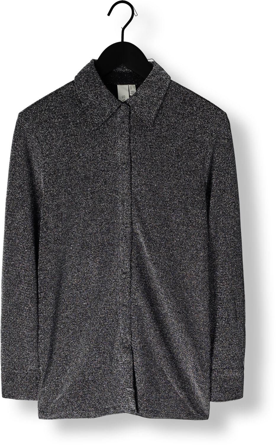 Y.A.S. Dames Blouses Yastikka Ls Glitter Shirt Zwart