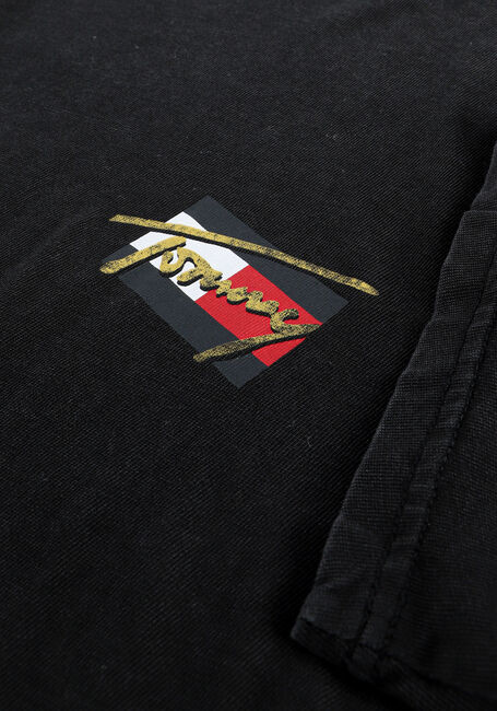 Zwarte TOMMY JEANS T-shirt TJM SS VINTAGE CIRCULAR TEE - large