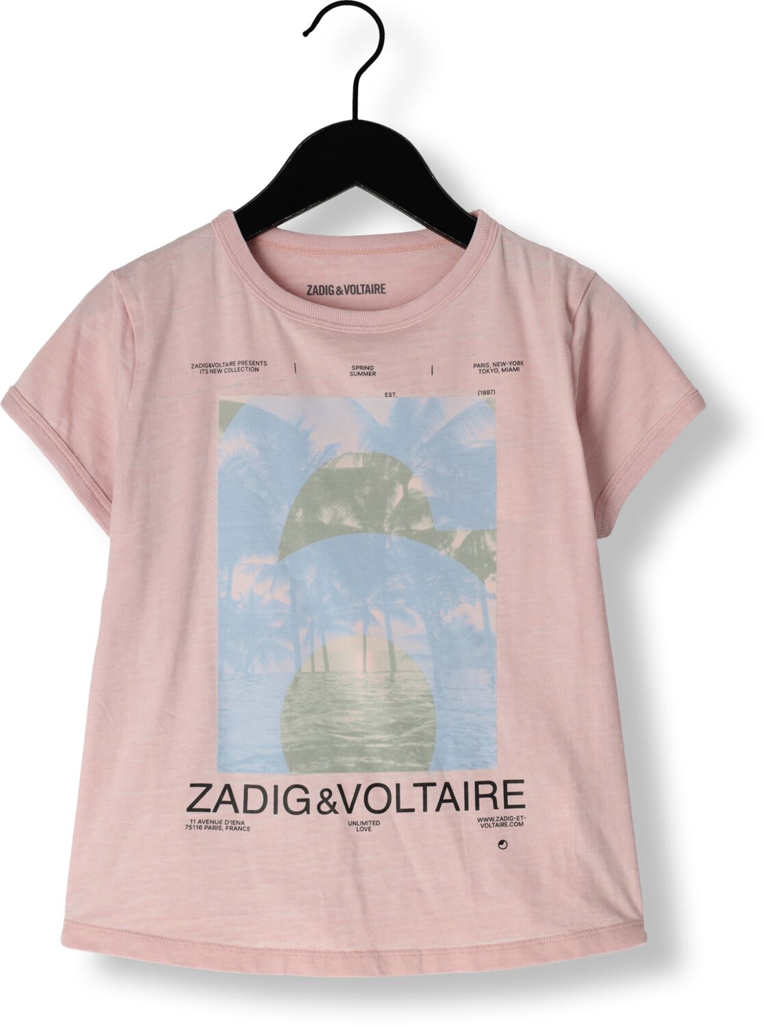 ZADIG & VOLTAIRE Meisjes Tops & T-shirts X60042 Lichtroze