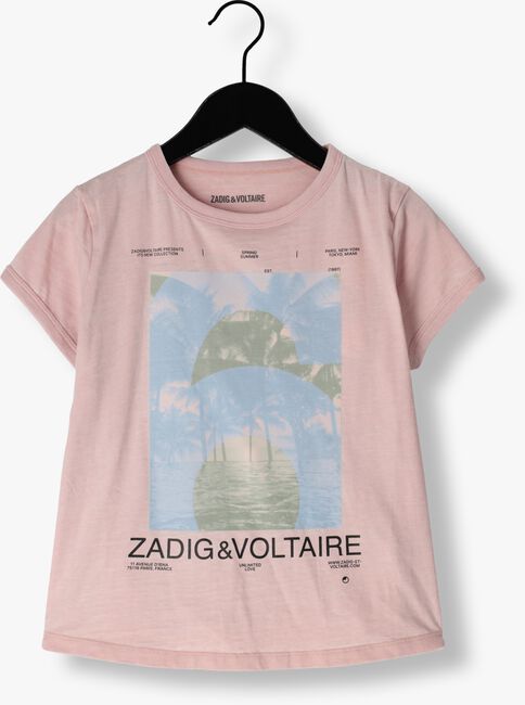 Lichtroze ZADIG & VOLTAIRE T-shirt X60042 - large