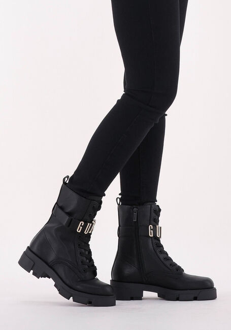 Zwarte GUESS Veterboots MADOX - large