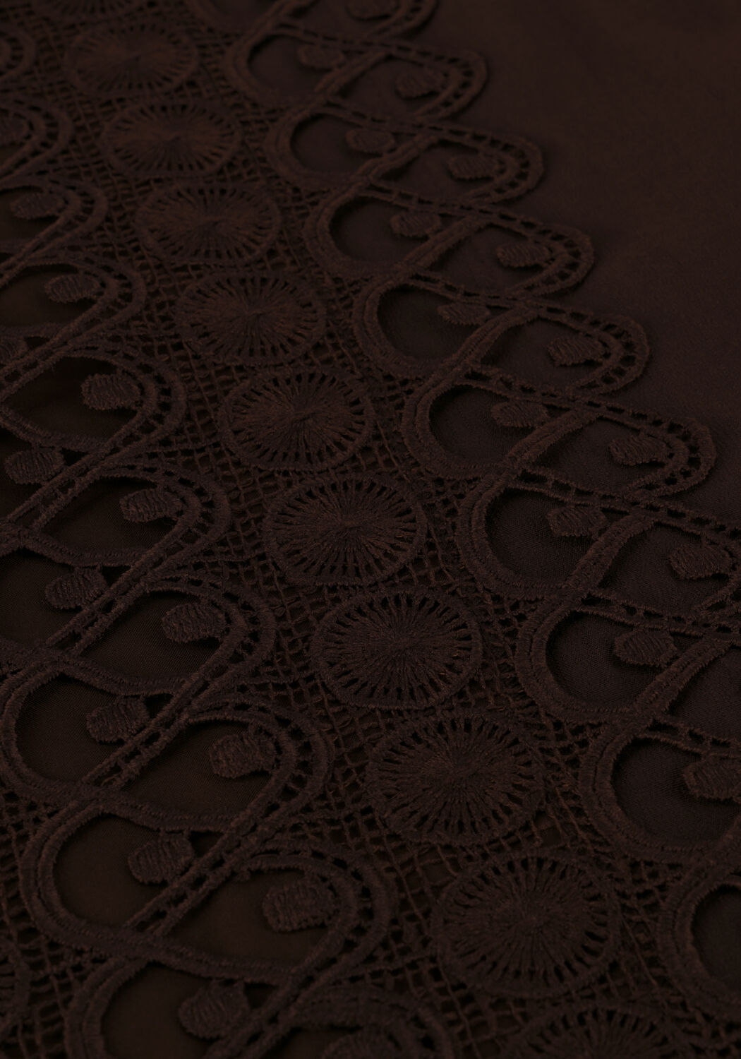 Bruine NEO NOIR Blouses KATIE EMBROIDERY BLOUSE - large