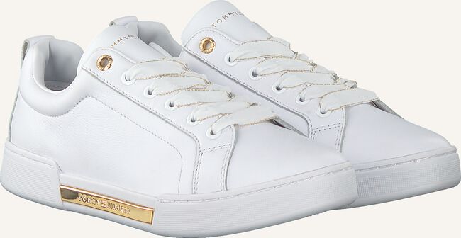 Witte TOMMY HILFIGER Lage sneakers BRANDED OUTSOLE METALLIC Witte TOMMY HILFIGER Lage sneakers BRANDED OUTSOLE METALLIC - large