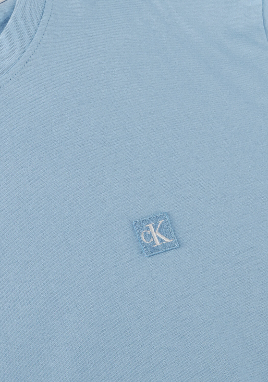 Groene CALVIN KLEIN T-shirt CK EMBRO BADGE TEE - large