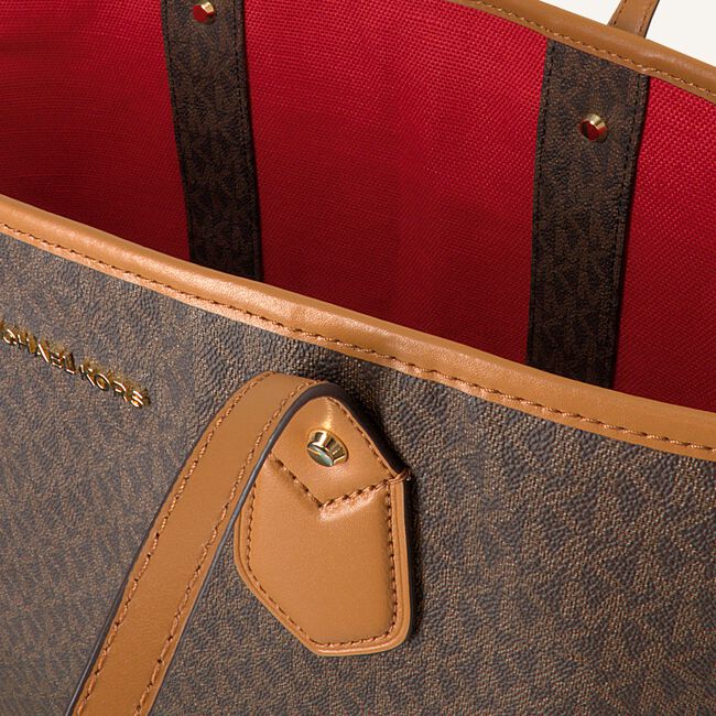 Bruine MICHAEL KORS Shopper EVA LG TOTE Bruine MICHAEL KORS Shopper EVA LG TOTE - large
