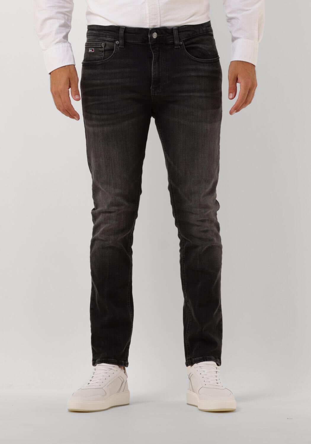 TOMMY JEANS Heren Jeans Austin Slim Tprd Ch1284 Zwart